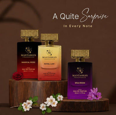 The pack of 3 luxurious perfumes